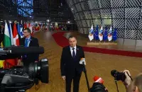 Belarus Foreign Minister Uladzimir Makei in Brussels on 24 November 2017. Photo: Zmicier Lukashuk (Euroradio)