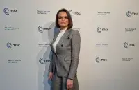 У 2022-м Святлана Ціханоўская таксама ўдзельнічала ў гэтым форуме / https://twitter.com/Tsihanouskaya
