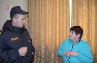 Белорусский милиционер и найденная немецкая пенсионерка / grodno.mvd.gov.by​