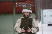 A Belarusian soldier with a drone / t.me/modmilby/
