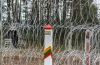 На литовско-белорусской границе / delfi.lt
