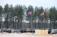 Russian military camp at the Baranavichy training ground, early January 2022 / BELTA

