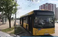 Городской автобус на месте происшествия / ГАИ​