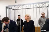 Ivan Komar and Mikita Yemelyanau in court&nbsp;/ spring96.org