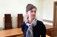 Larysa Shchyrakova in court. Archive photo: svaboda.org