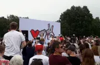 Митинг в поддержку Светланы Тихановской в парке Дружбы народов​