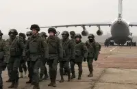 Белорусские военные в Казахстане / Скриншот с видео Минобороны России