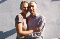 Андрей Дынько с женой Натальей после освобождения / &quot;Наша Нива&quot;​