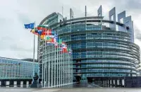 Здание Европарламента в Брюсселе​