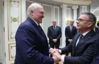 Александр Лукашенко и Рене Фазель / пресс-служба Лукашенко​