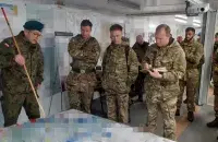 Во время совещания польских и британских военных / twitter.com/mblaszczak