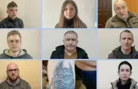 Затрыманыя жыхары Гомеля / кадр з відэа ГУБАЗіКа
