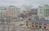 Последствия падения обломков ракет в Белгороде / местные тг-каналы&nbsp;
