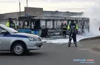 Автобус полностью сгорел / bobruisk.news​