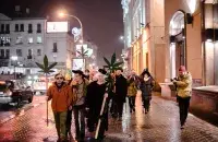 Конопляное колядование в Минске 25 декабря 2017 года. Фото: Legalize Belarus​