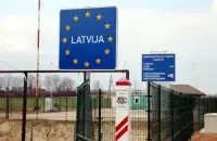 Граница Латвии / LETA
