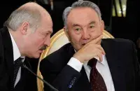 Belarus and Kazakh Presidents Aliaksandr Lukashenka&nbsp;and Nursultan Nazarbayev. File photo:&nbsp;ria.ru