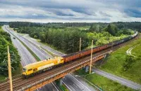 Freight train of Lithuanian Railways / litrail.lt