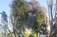 Взрыв в Луганске / t.me/itsdonetsk
