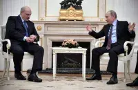 Александр Лукашенко и Владимир Путин. Фото: Reuters