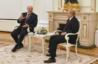 Александр Лукашенко и Владимир Путин / пресс-служба президента России​