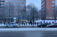 Уличная акция в Минске / @jivaiagazeta​