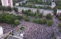 Митинг Светланы Тихановской в Гомеле с дрона&nbsp;/ TUT.by