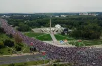 Проспект Победителей в Минске 6 сентября 2020 года / Еврорадио