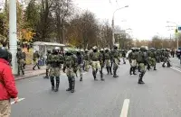 Улица Калиновского в Минске во время Марша против террора 1 ноября 2020 года / Еврорадио