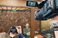 Игорь Гиркин (Стрелков) в зале суда / Медиазона
