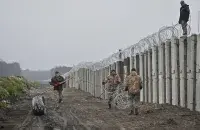 Забор на границе Украины и Беларуси / t.me/tymoshenko_kyrylo
