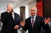 Аляксандр Лукашэнка і Уладзімір Пуцін / Reuters​