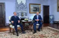 Дмитрий Медведев и Сергей Румас / Пресс-служба премьер-министра Беларуси​