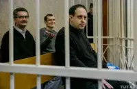 Regnum authors on trial in a Minsk court. TUT.BY image