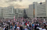 Митинг возле Дома правительства в Минске, август 2020-го / Из архива Еврорадио​
