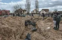 The mass grave in Bucha&nbsp;/ Euroradio