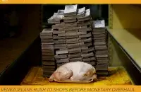 Так выглядела плата за курицу в Венесуэле в августе / Из&nbsp;архива Reuters