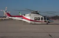 The helicopter with Belarus livery in the Milano Malpensa airport on 18 February 2019. Photo:&nbsp;airplane-pictures.net​