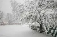 Снег выпал в Витебской области как раз перед Пасхой