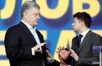 Пётр Порошенко и Владимир Зеленский /&nbsp;Reuters
