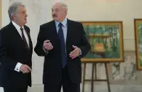 Victor Yushchenko (left) and Aliaksandr Lukashenka. Photo:&nbsp;president.gov.by