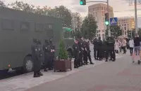 ОМОН на площади Победы / Еврорадио​