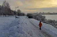 Снежная зіма ў Беларусі / Еўрарадыё