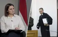 Суддзя Пётр Арлоў і Святлана Ціханоўская