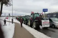 Протест фермеров в Латвии
