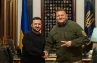 Уладзімір Зяленскі і Валерый Залужны

