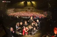 Группы Naviband и Би-2 после концерт в Варшаве
