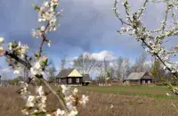 Белорусская деревня весной
