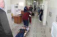 Во время учений
