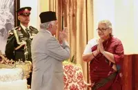 Прэм’ер-міністарка Непала Сушыла Каркі
